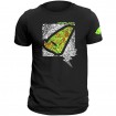UFO T-SHIRT ALIEN BLACK TG pánske tričko s potlačou