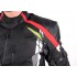 L&J KTM010 pánska textílna bunda čierno-červená