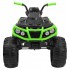 Elektrická detská štvrorkolka ATV čierno-zelená