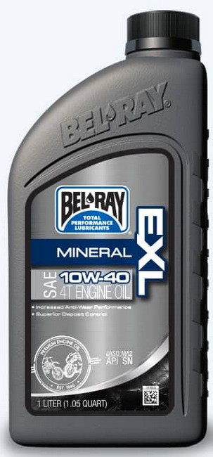 BEL-RAY EXL Mineral 4T 10W-40 minerálny motorový olej 1L
