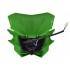 Enduro predná maska so svetlom H4, zelená KAWASAKI