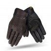SHIMA BLAKE BROWN hnedé kožené rukavice vo VINTAGE štýle