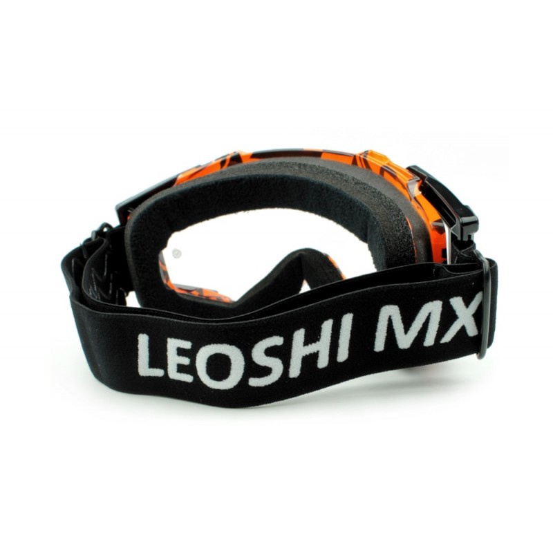 LEOSHI MX motokrosové okuliare ORANGE FLUO