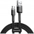 Kábel USB to micro USB Cafule 2.0A 300 cm black&gray BASEUS