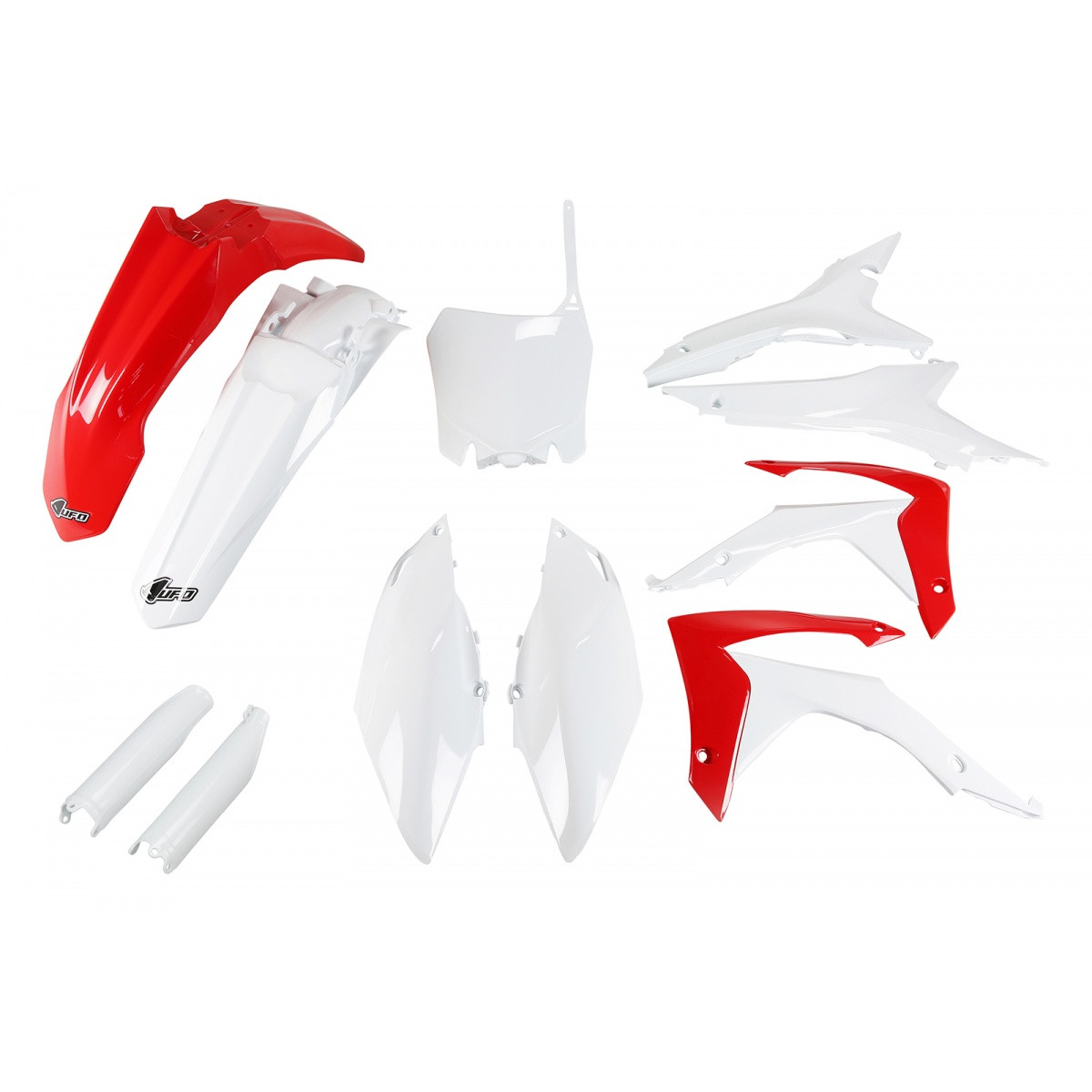 Plaque Frontale UFO Noire Pour Honda CRF 250 R (2014-17) Et CRF 450 R (2013-16) - Réf. HO04656-001